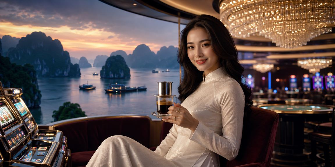 Phong cảnh Hạ Long Bay trong trò chơi slot Áo dài